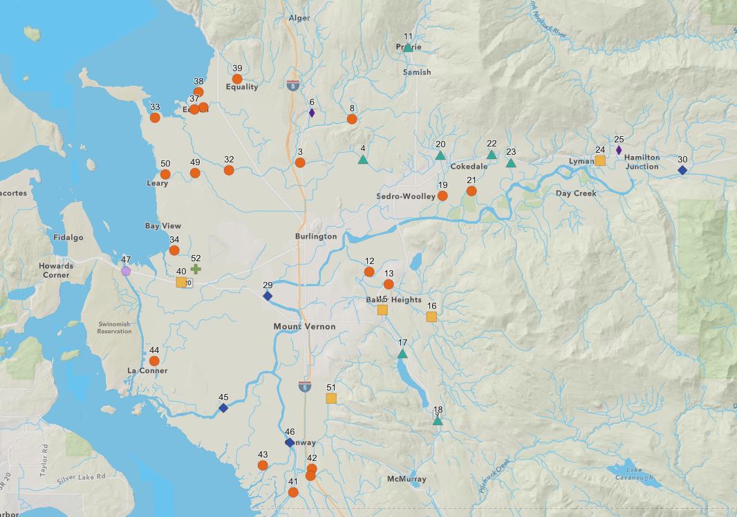 Ambient Sites Map
